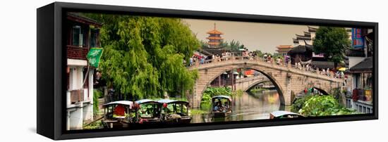 China 10MKm2 Collection - Shanghai Water Town - Qibao-Philippe Hugonnard-Framed Stretched Canvas