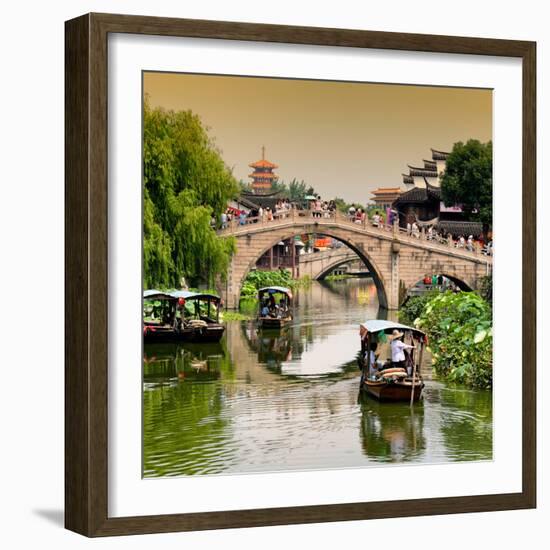 China 10MKm2 Collection - Shanghai Water Town - Qibao-Philippe Hugonnard-Framed Photographic Print