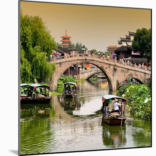 China 10MKm2 Collection - Shanghai Water Town - Qibao-Philippe Hugonnard-Mounted Photographic Print