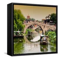 China 10MKm2 Collection - Shanghai Water Town - Qibao-Philippe Hugonnard-Framed Stretched Canvas