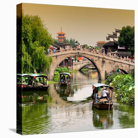 China 10MKm2 Collection - Shanghai Water Town - Qibao-Philippe Hugonnard-Stretched Canvas