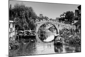 China 10MKm2 Collection - Shanghai Water Town - Qibao-Philippe Hugonnard-Mounted Photographic Print