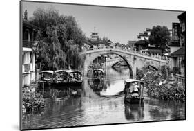 China 10MKm2 Collection - Shanghai Water Town - Qibao-Philippe Hugonnard-Mounted Photographic Print