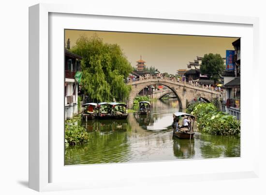 China 10MKm2 Collection - Shanghai Water Town - Qibao-Philippe Hugonnard-Framed Photographic Print