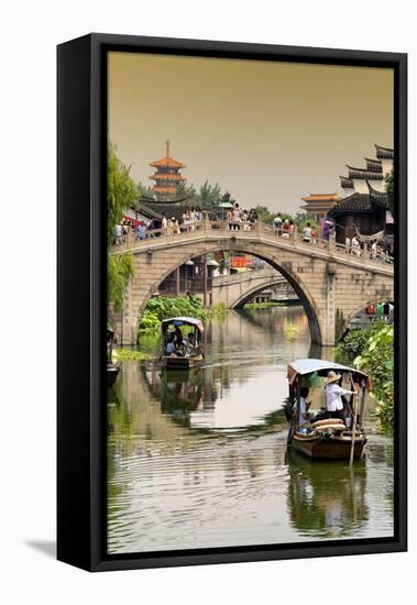 China 10MKm2 Collection - Shanghai Water Town - Qibao-Philippe Hugonnard-Framed Stretched Canvas