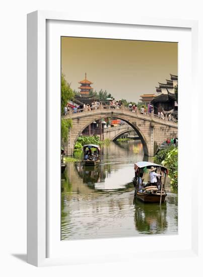 China 10MKm2 Collection - Shanghai Water Town - Qibao-Philippe Hugonnard-Framed Photographic Print