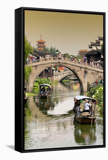 China 10MKm2 Collection - Shanghai Water Town - Qibao-Philippe Hugonnard-Framed Stretched Canvas