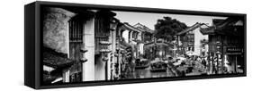 China 10MKm2 Collection - Shantang water Town - Suzhou-Philippe Hugonnard-Framed Stretched Canvas