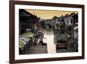 China 10MKm2 Collection - Shantang water Town - Suzhou-Philippe Hugonnard-Framed Photographic Print