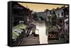 China 10MKm2 Collection - Shantang water Town - Suzhou-Philippe Hugonnard-Framed Stretched Canvas