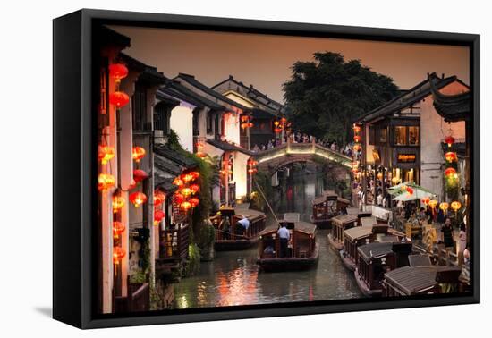 China 10MKm2 Collection - Shantang water Town - Suzhou-Philippe Hugonnard-Framed Stretched Canvas