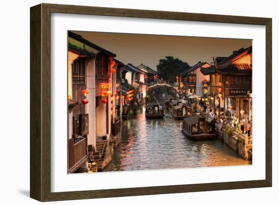 China 10MKm2 Collection - Shantang water Town - Suzhou-Philippe Hugonnard-Framed Photographic Print