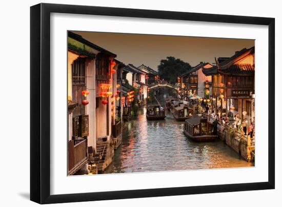 China 10MKm2 Collection - Shantang water Town - Suzhou-Philippe Hugonnard-Framed Photographic Print