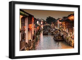 China 10MKm2 Collection - Shantang water Town - Suzhou-Philippe Hugonnard-Framed Photographic Print