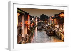 China 10MKm2 Collection - Shantang water Town - Suzhou-Philippe Hugonnard-Framed Photographic Print