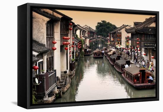 China 10MKm2 Collection - Shantang water Town - Suzhou-Philippe Hugonnard-Framed Stretched Canvas