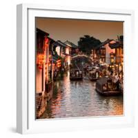 China 10MKm2 Collection - Shantang water Town - Suzhou-Philippe Hugonnard-Framed Photographic Print