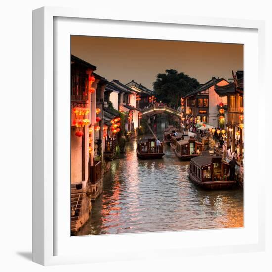 China 10MKm2 Collection - Shantang water Town - Suzhou-Philippe Hugonnard-Framed Photographic Print