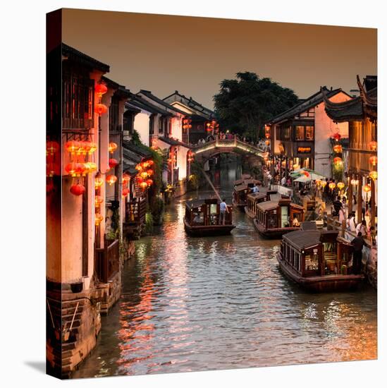 China 10MKm2 Collection - Shantang water Town - Suzhou-Philippe Hugonnard-Stretched Canvas