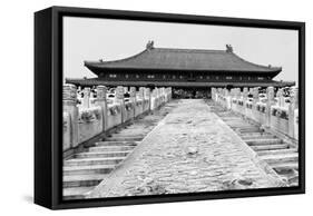 China 10MKm2 Collection - Stairs Forbidden City-Philippe Hugonnard-Framed Stretched Canvas