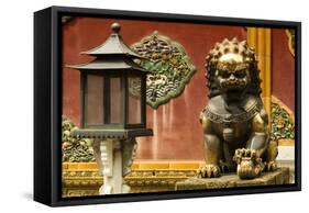 China 10MKm2 Collection - Statue of Imperial Palace of Forbidden City-Philippe Hugonnard-Framed Stretched Canvas