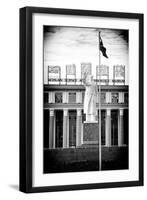 China 10MKm2 Collection - Statue of Mao Zedong in front of the museum-Philippe Hugonnard-Framed Photographic Print