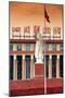 China 10MKm2 Collection - Statue of Mao Zedong in front of the museum-Philippe Hugonnard-Mounted Photographic Print