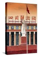 China 10MKm2 Collection - Statue of Mao Zedong in front of the museum-Philippe Hugonnard-Stretched Canvas