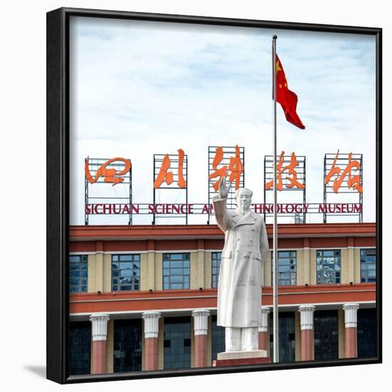 China 10MKm2 Collection - Statue of Mao Zedong-Philippe Hugonnard-Framed Photographic Print