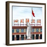 China 10MKm2 Collection - Statue of Mao Zedong-Philippe Hugonnard-Framed Photographic Print