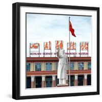 China 10MKm2 Collection - Statue of Mao Zedong-Philippe Hugonnard-Framed Photographic Print