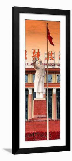 China 10MKm2 Collection - Statue of Mao Zedong-Philippe Hugonnard-Framed Photographic Print