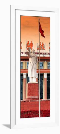 China 10MKm2 Collection - Statue of Mao Zedong-Philippe Hugonnard-Framed Photographic Print