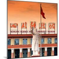 China 10MKm2 Collection - Statue of Mao Zedong-Philippe Hugonnard-Mounted Photographic Print