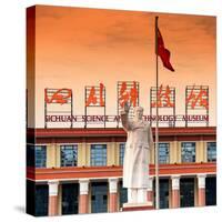 China 10MKm2 Collection - Statue of Mao Zedong-Philippe Hugonnard-Stretched Canvas