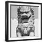 China 10MKm2 Collection - Stone Lion Statue-Philippe Hugonnard-Framed Photographic Print