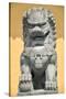 China 10MKm2 Collection - Stone Lion Statue-Philippe Hugonnard-Stretched Canvas