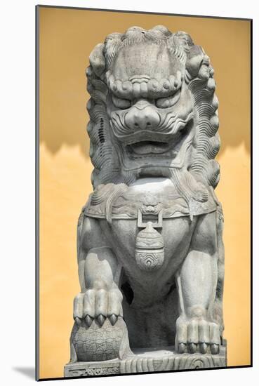 China 10MKm2 Collection - Stone Lion Statue-Philippe Hugonnard-Mounted Photographic Print