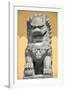 China 10MKm2 Collection - Stone Lion Statue-Philippe Hugonnard-Framed Photographic Print