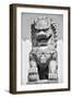 China 10MKm2 Collection - Stone Lion Statue-Philippe Hugonnard-Framed Photographic Print