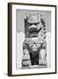 China 10MKm2 Collection - Stone Lion Statue-Philippe Hugonnard-Framed Photographic Print