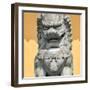 China 10MKm2 Collection - Stone Lion Statue-Philippe Hugonnard-Framed Photographic Print