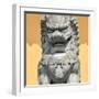 China 10MKm2 Collection - Stone Lion Statue-Philippe Hugonnard-Framed Photographic Print