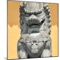 China 10MKm2 Collection - Stone Lion Statue-Philippe Hugonnard-Mounted Photographic Print