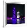 China 10MKm2 Collection - Sun & Moon Twin Pagodas-Philippe Hugonnard-Framed Photographic Print