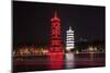 China 10MKm2 Collection - Sun & Moon Twin Pagodas-Philippe Hugonnard-Mounted Photographic Print