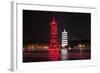 China 10MKm2 Collection - Sun & Moon Twin Pagodas-Philippe Hugonnard-Framed Photographic Print