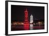 China 10MKm2 Collection - Sun & Moon Twin Pagodas-Philippe Hugonnard-Framed Photographic Print