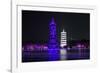 China 10MKm2 Collection - Sun & Moon Twin Pagodas-Philippe Hugonnard-Framed Photographic Print