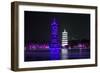 China 10MKm2 Collection - Sun & Moon Twin Pagodas-Philippe Hugonnard-Framed Photographic Print